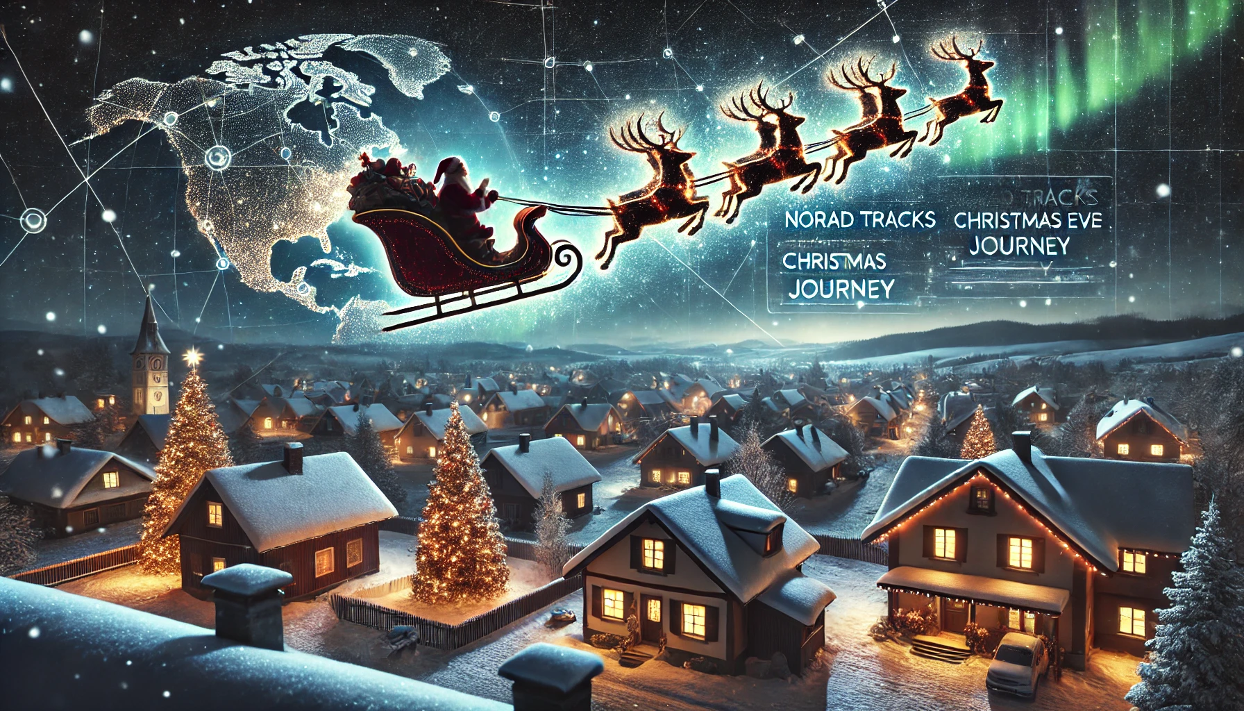Santa's Sleigh Spotted: NORAD Tracks Christmas Eve Journey